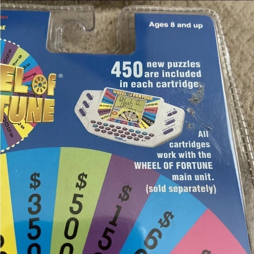 Tiger Electronics LCD 1995 Wheel of Fortune Game Vintage NIP